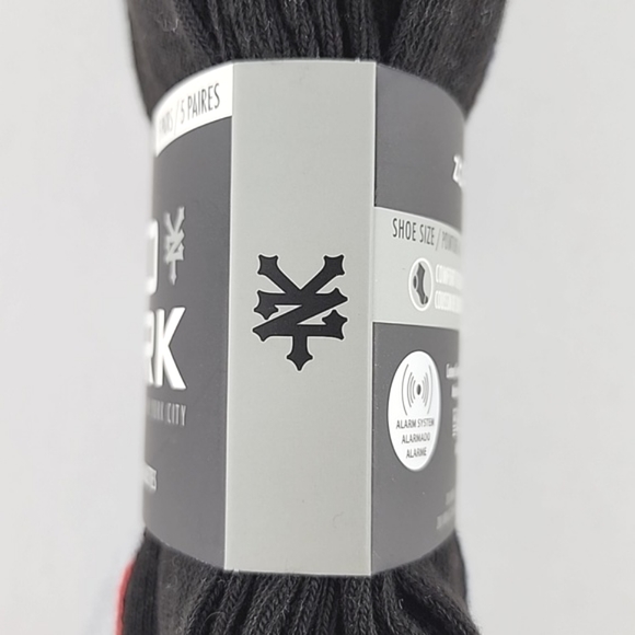 Zoo York Men's Ankle Socks 5 Pairs Multi Coloured Shoe size 6-12 - Picture 4 of 8